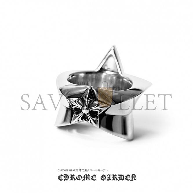 CHROME HEARTS LARGE STAR RING