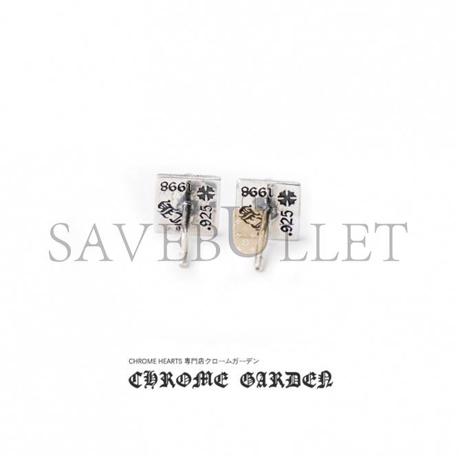 CHROME HEARTS PYRAMID PLUS STUD EARRINGS