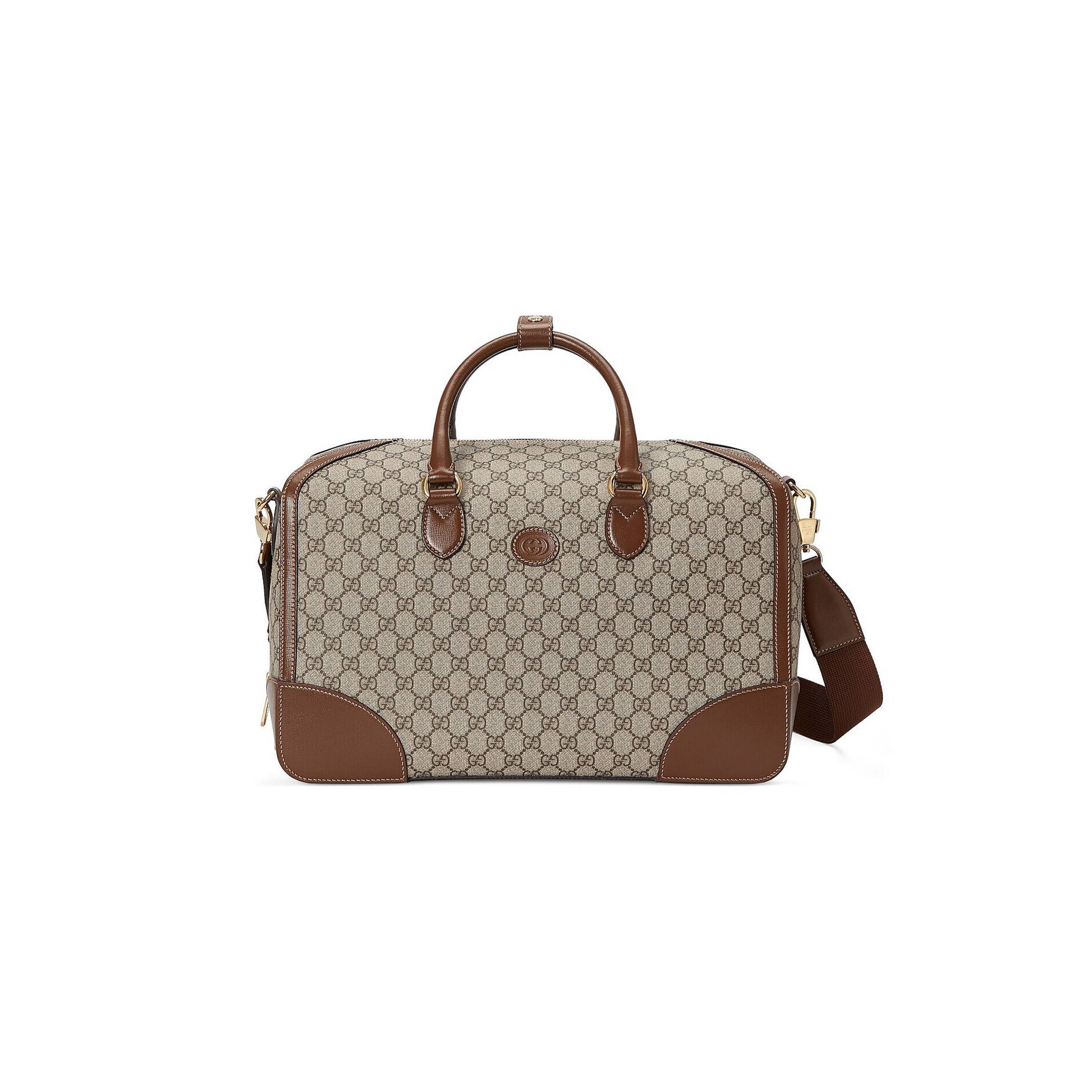 GUCCI DUFFLE BAG WITH INTERLOCKING G  696015 (42*26*24cm)