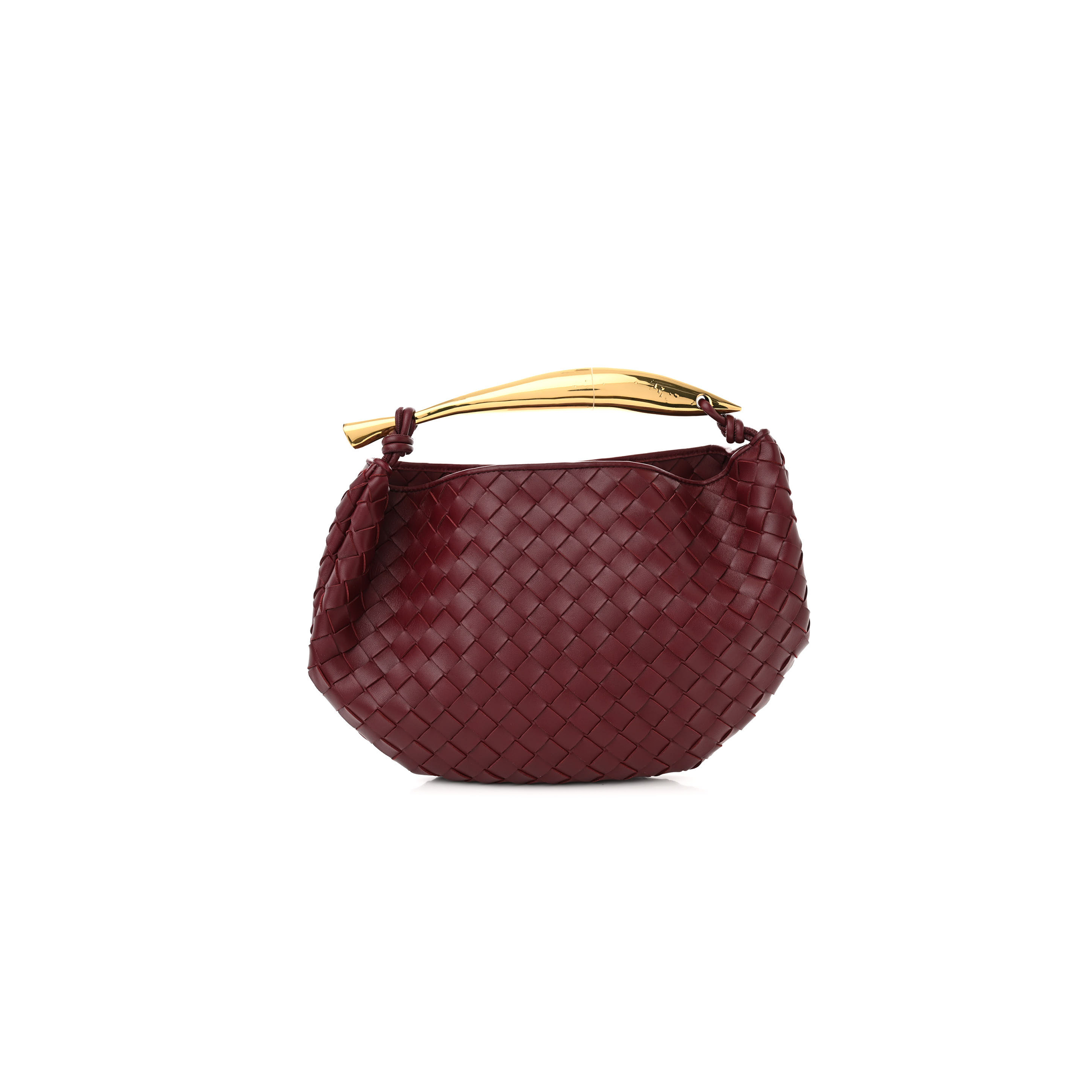 BOTTEGA VENETA NAPPA INTRECCIATO SARDINE BAG BAROLO (34*23*3cm)