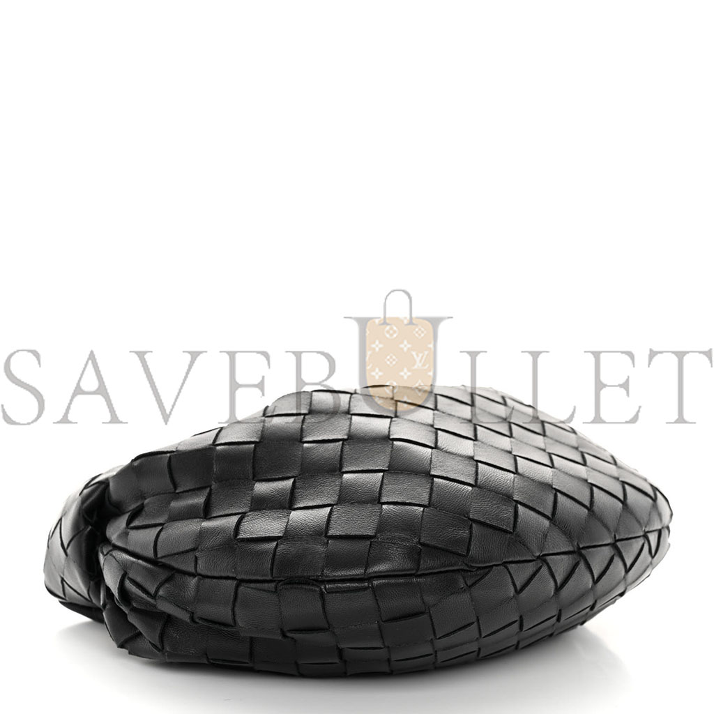 BOTTEGA VENETA NAPPA INTRECCIATO MINI JODIE BLACK (25*17*6cm)