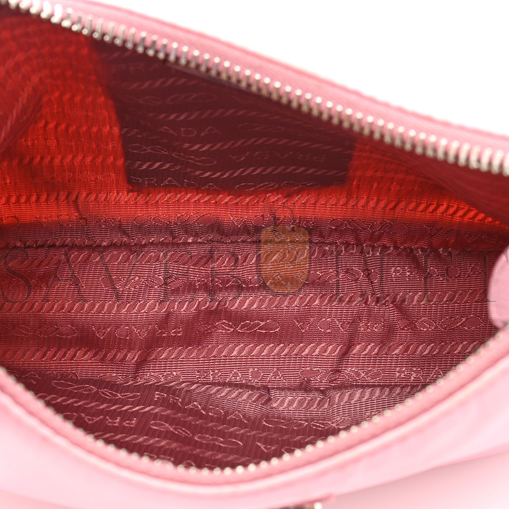 PRADA NYLON RE-EDITION 2005 SHOULDER BAG ROSA (22*12*6cm)