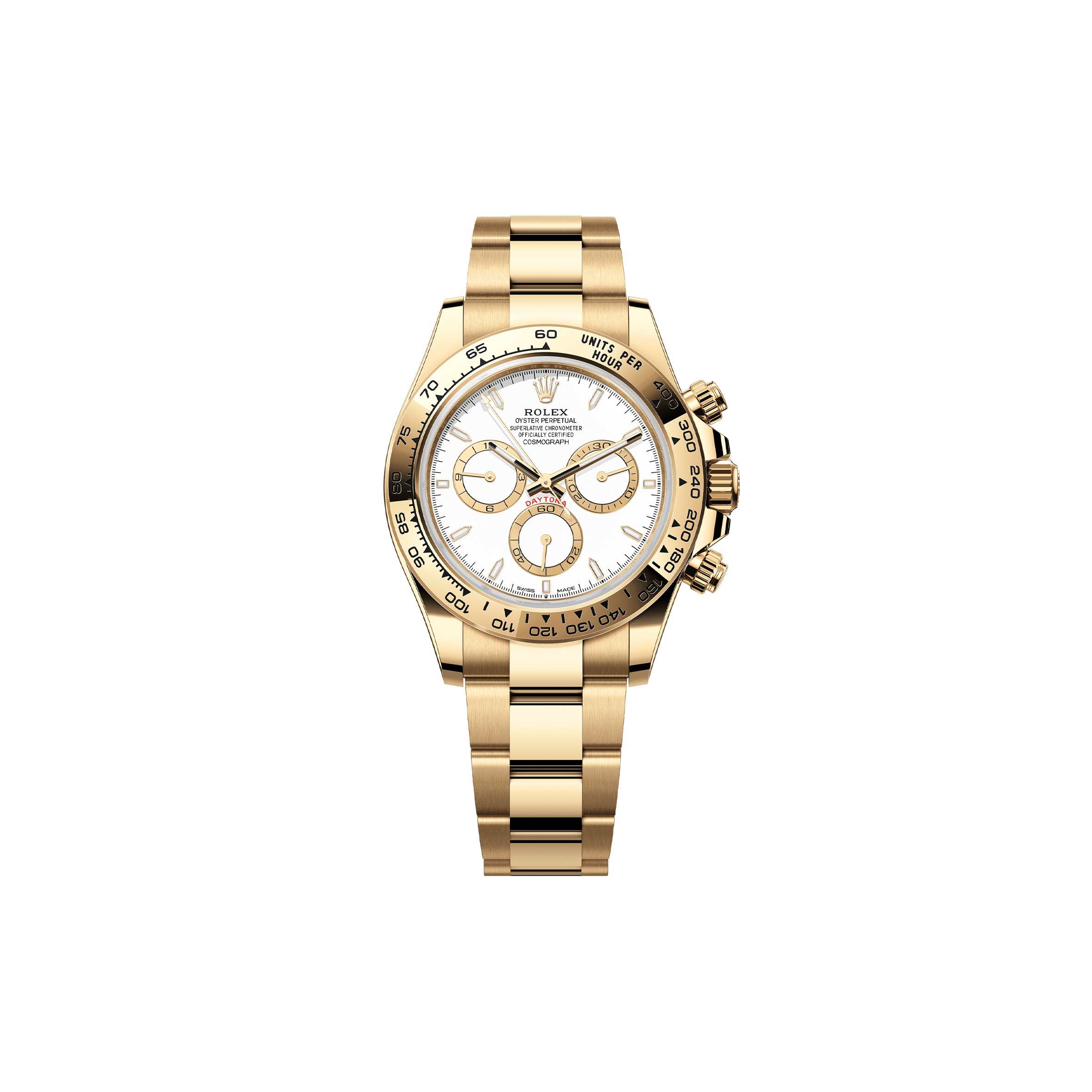 ROLEX COSMOGRAPH DAYTONA OYSTER, 40 MM, YELLOW GOLD WATCH 126508