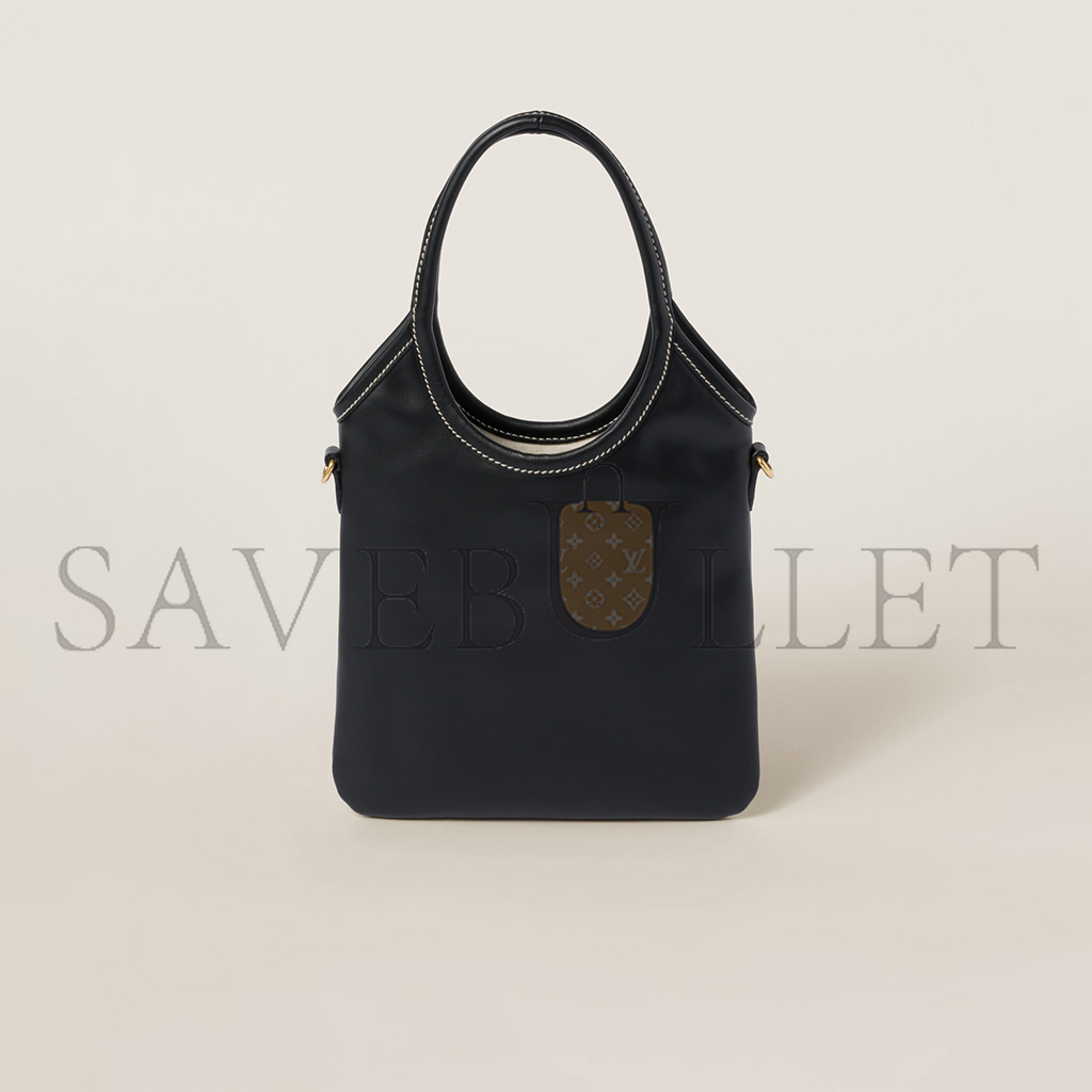 MIU MIU IVY LEATHER HANDBAG 5BG281 (24*20cm)