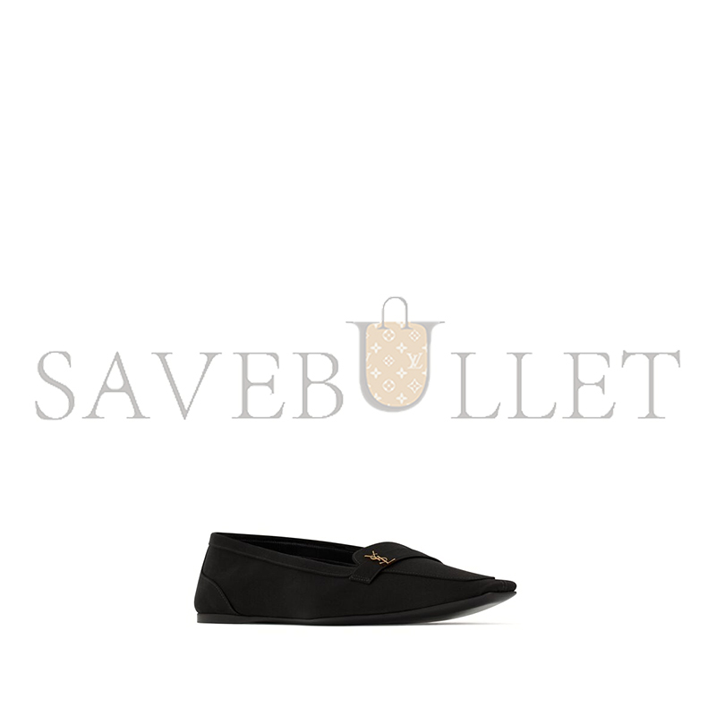 YSL POPPY BALLERINAS IN SATIN CREPE 8192169QAB11000 YSL POPPY BALLERINAS IN SATIN CREPE 8192169QAB11000