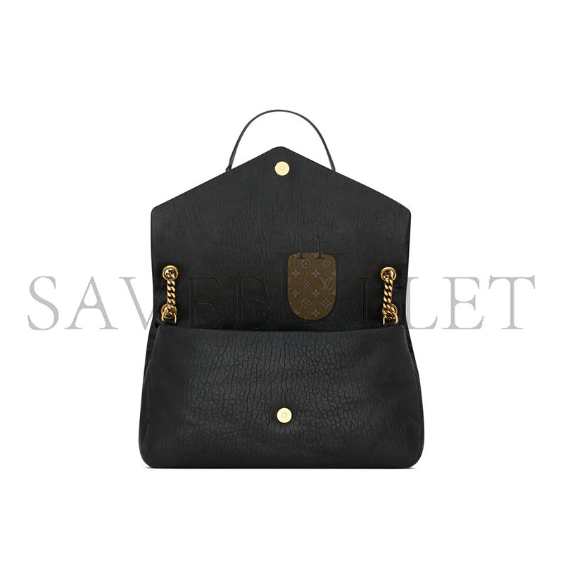 YSL CALYPSO LARGE IN GRAINED LAMBSKIN 777399AACYT1000 (28*22*12cm)