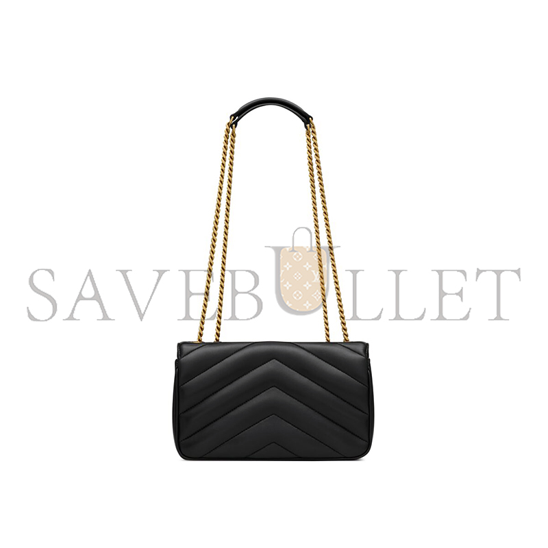 YSL LOULOU SMALL IN MATELASSÉ LAMBSKIN 801437AAEAX1000 (24*14*6cm)