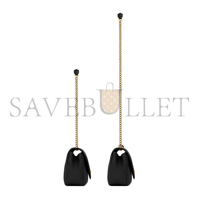 YSL LOULOU SMALL IN MATELASSÉ LAMBSKIN 801437AAEAX1000 (24*14*6cm)