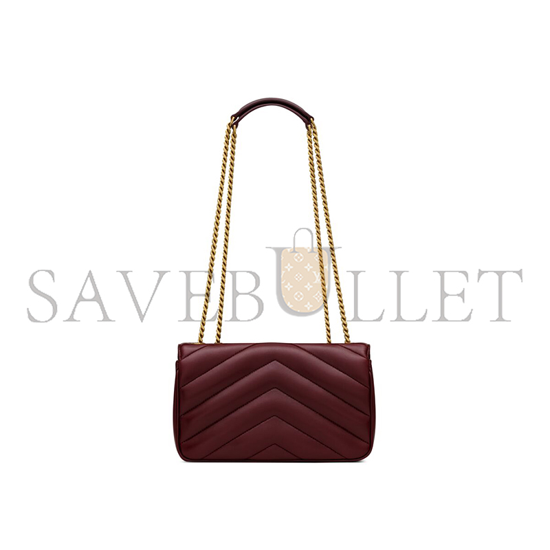YSL LOULOU SMALL IN MATELASSÉ LAMBSKIN 801437AAEAX6197 (24*14*6cm)