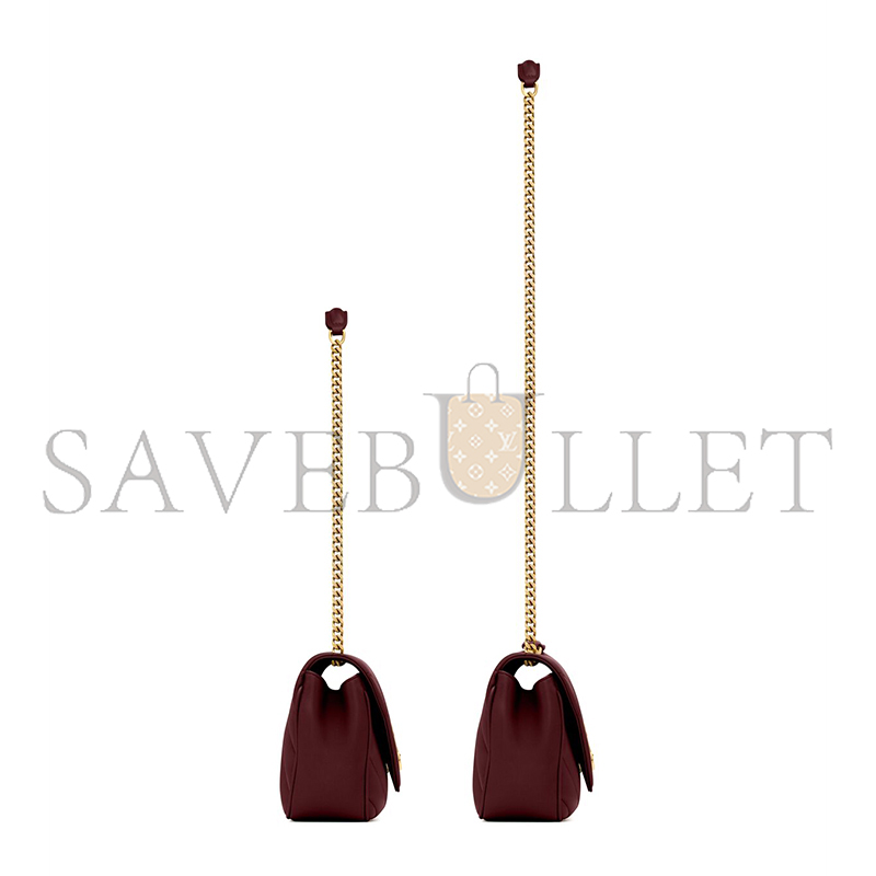 YSL LOULOU SMALL IN MATELASSÉ LAMBSKIN 801437AAEAX6197 (24*14*6cm)