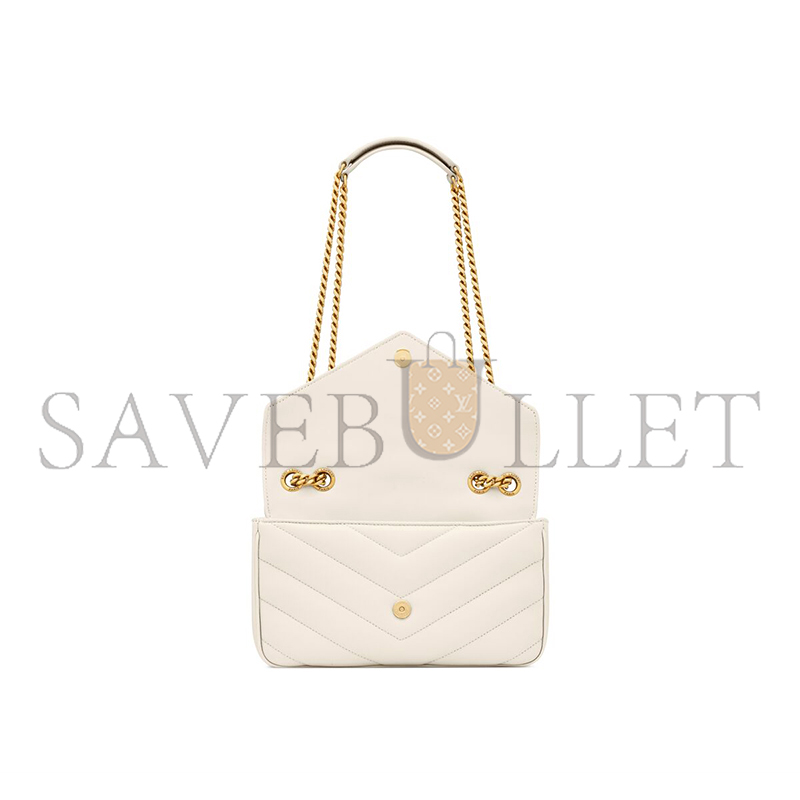 YSL LOULOU SMALL IN MATELASSÉ LAMBSKIN 801437AAEAX9207 (24*14*6cm)