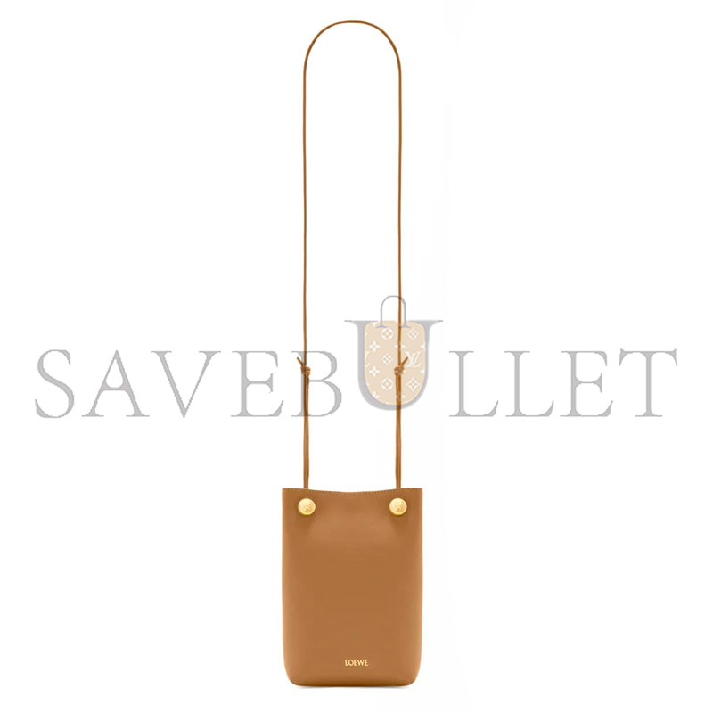 LOEWE PEBBLE POUCH IN SMOOTH CALFSKIN CANBSPPX01 (17*21.5*7cm)