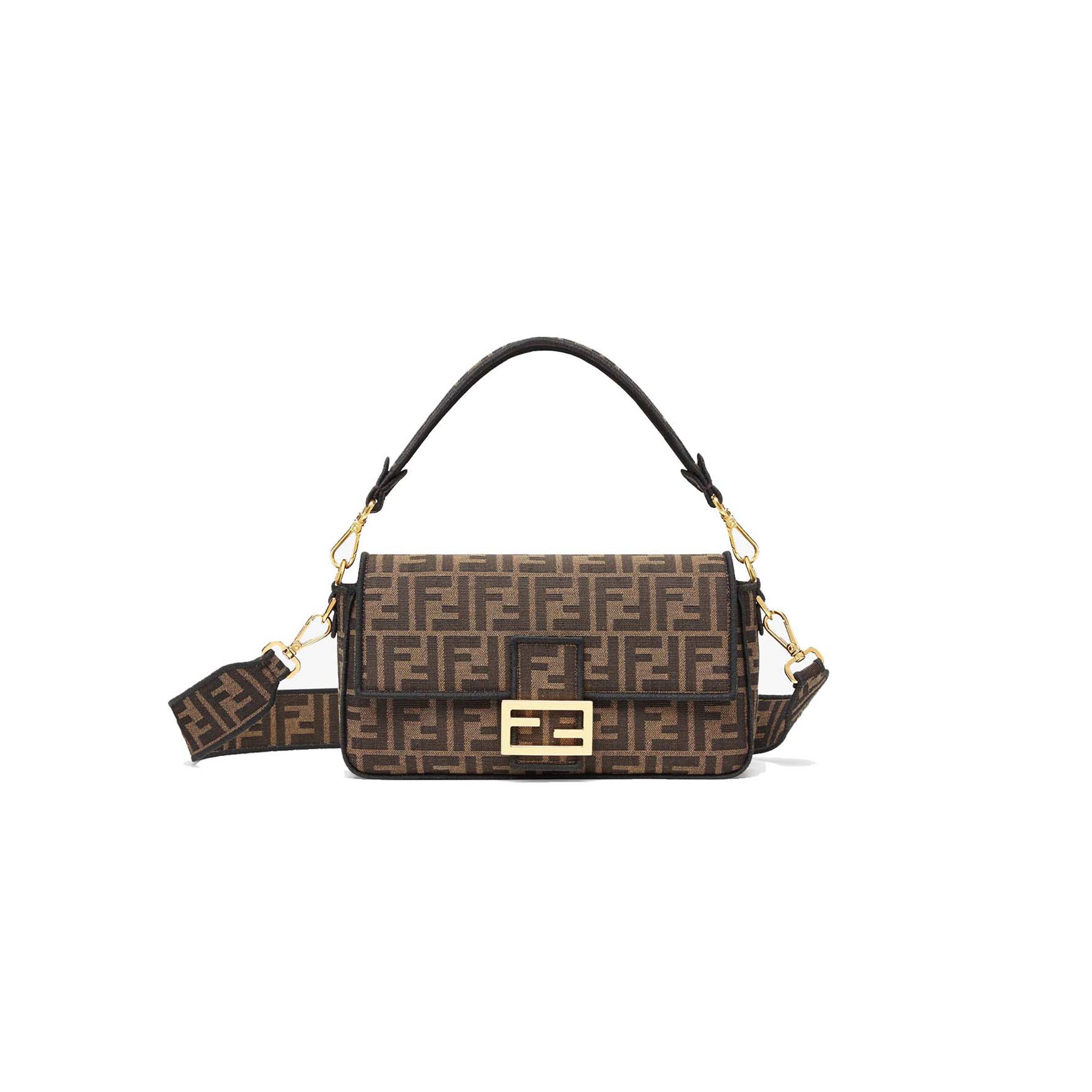 FENDI BAGUETTE - JACQUARD FF FABRIC BAG 8BR600A6V5F17U4 (27*15*6cm) FENDI BAGUETTE - JACQUARD FF FABRIC BAG 8BR600A6V5F17U4 (27*15*6cm)