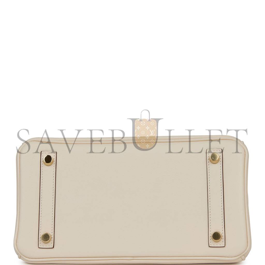 HERMES BIRKIN 25 NATA SWIFT GOLD HARDWARE (25cm) HERMES BIRKIN 25 NATA SWIFT GOLD HARDWARE (25cm)