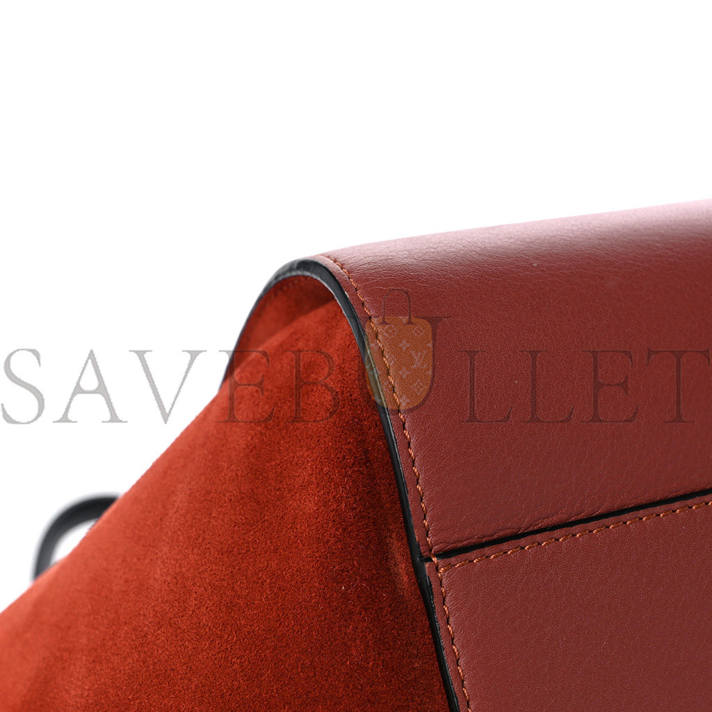 LOEWE CALFSKIN SUEDE HAMMOCK SHOULDER BAG RED (30*25*13.5cm) LOEWE CALFSKIN SUEDE HAMMOCK SHOULDER BAG RED (30*25*13.5cm)