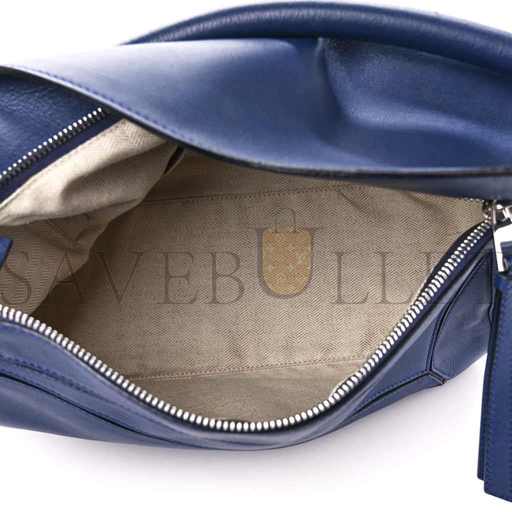 LOEWE CALFSKIN MEDIUM PUZZLE BAG MARINE (29*19.5*14cm)