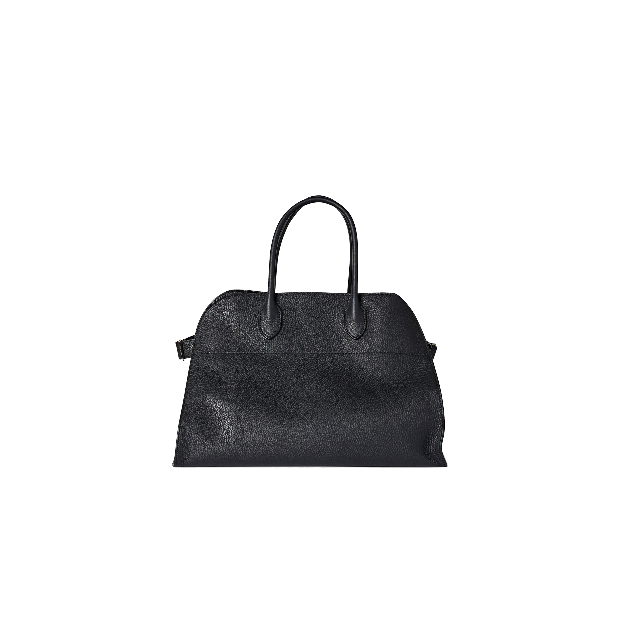 THE ROW SOFT MARGAUX 17 BAG IN LEATHER BLACK W1254L133BLPL (43*30*25cm)