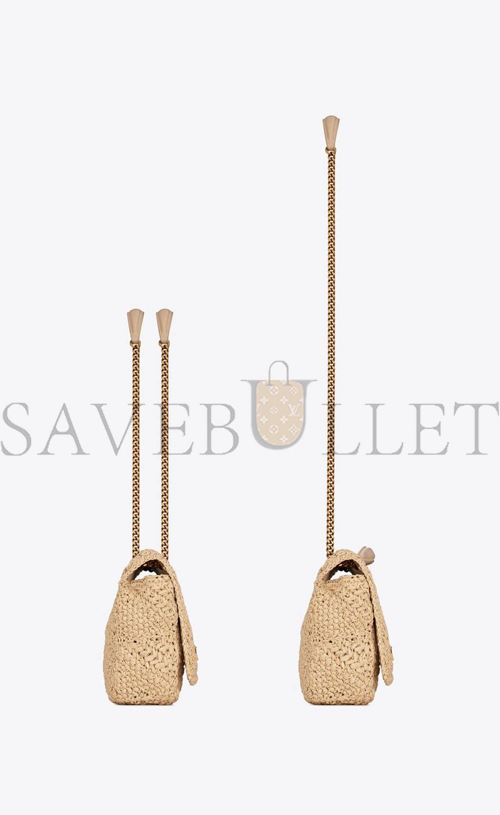 YSL JAMIE MEDIUM CHAIN BAG IN RAFFIA 515821GAAAT2087 (25*15*7.5cm) YSL JAMIE MEDIUM CHAIN BAG IN RAFFIA 515821GAAAT2087 (25*15*7.5cm)