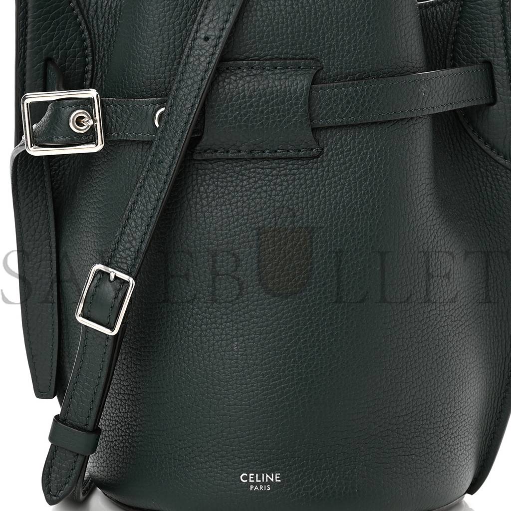 CELINE SUPPLE GRAINED CALFSKIN NANO BIG BAG BUCKET AMAZONE (21*15*15cm)