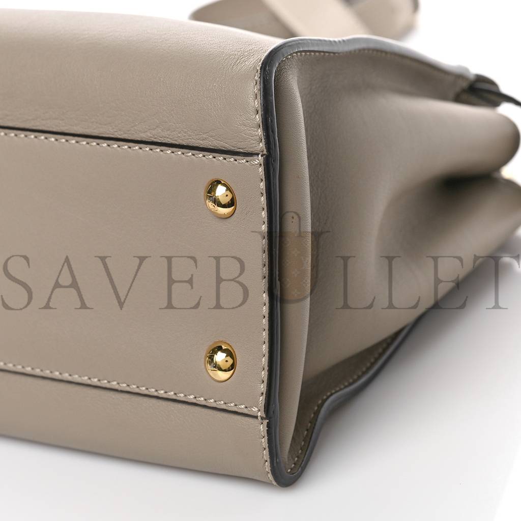 FENDI VITELLO SETA PLEXIGLASS TORTOISE MEDIUM PEEKABOO ICONIC SATCHEL TORTORA (33*25*13cm) FENDI VITELLO SETA PLEXIGLASS TORTOISE MEDIUM PEEKABOO ICONIC SATCHEL TORTORA (33*25*13cm)