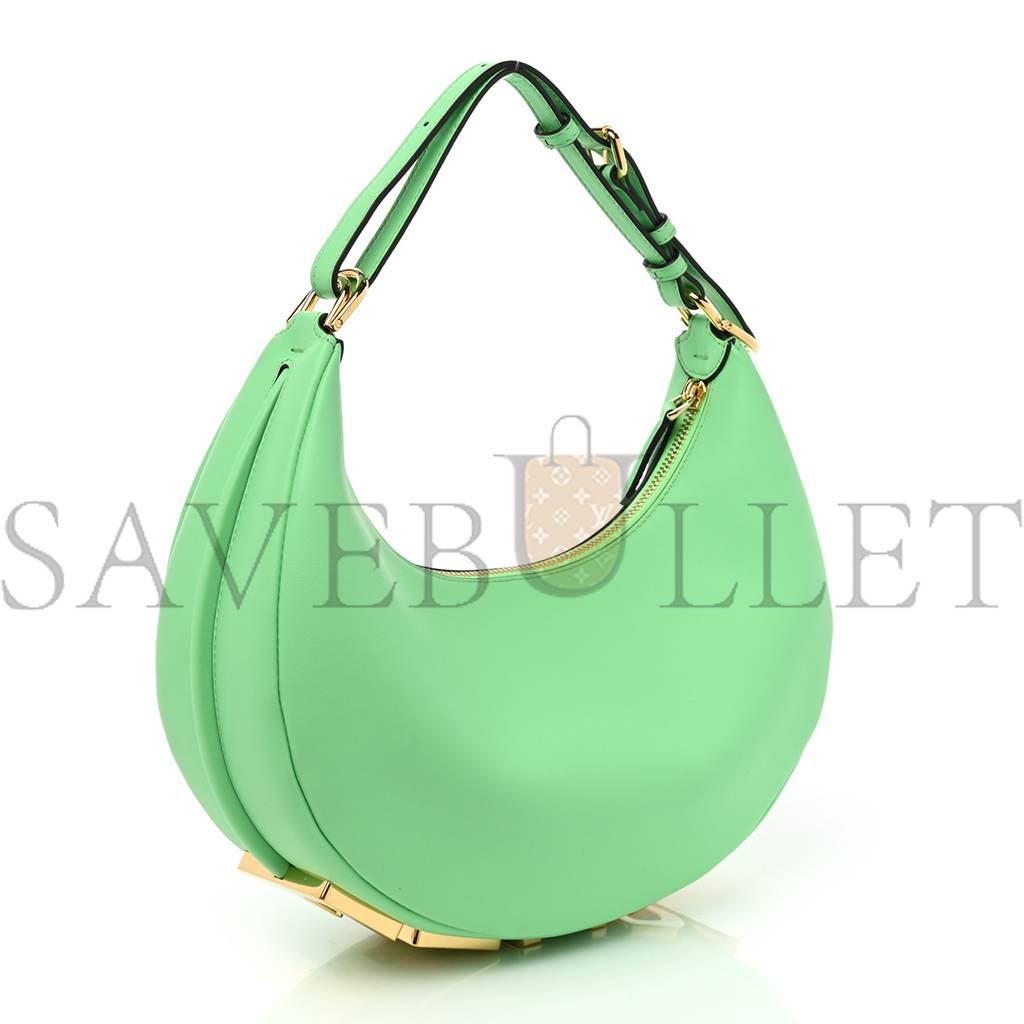 FENDI VITELLO GRACE MATTE SMALL FENDIGRAPHY HOBO BAG EDAMAME (27*18*10cm) FENDI VITELLO GRACE MATTE SMALL FENDIGRAPHY HOBO BAG EDAMAME (27*18*10cm)